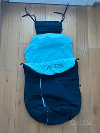 Sacco invernale passeggino Janè blu/azzurro