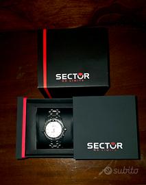 NUOVO - Orologio Sector Acciaio Bianco 2653650015