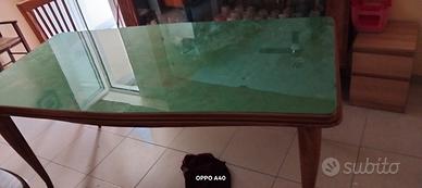 tavolo  in vetro   credenza 