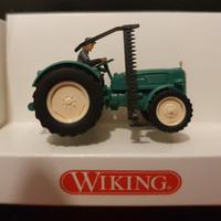 Modellino trattore MAN con falciatrice