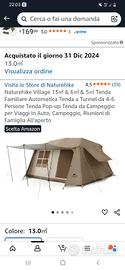 Tenda da campeggio familiare Naturehike 13 mq.