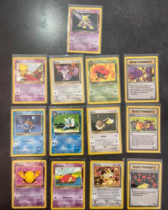 🖤 Lotto Carte Pokémon – Team Rocket Unlimited 🚀