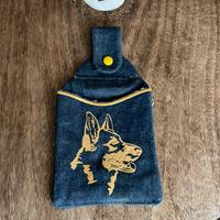 Portapremietti con ricamo pastore tedesco