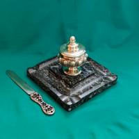 Calamaio con tagliacarta francese