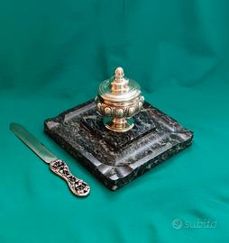 Calamaio con tagliacarta francese