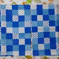 2 Copri cuscini Vintage Anni 70/80 Cotone Nuovi Cm