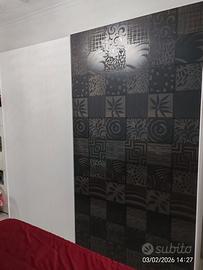 Camera da letto + vetrinetta + cassettone