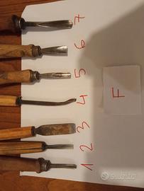 Sgorbie professionali per intaglio legno