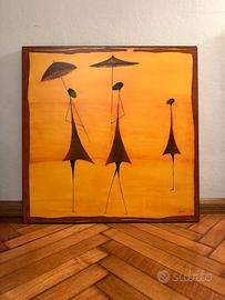 Quadro Donne con ombrello Thierry Ona