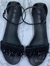 Sandali neri, numero 39, molto belli!