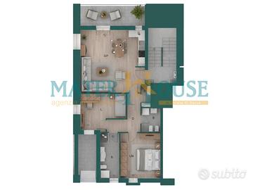 Raffinato Trilocale in Classe A4 in Via Gravina