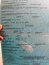 Barca in resina + motore 2 cv. 4 tempi