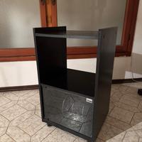 Mobile vetrina per vinili e impianto stereo