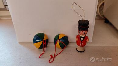 Addobbi Natalizi Vintage Legno Colorati