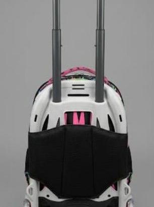 Zaino trolley Seven scuola nero rosa – con ruote