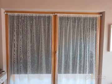 tende bianche + bastoni + terminali