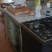 Isola cucina di marmo