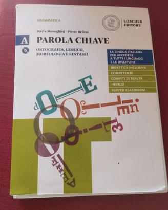 parola chiave- libro di grammatica