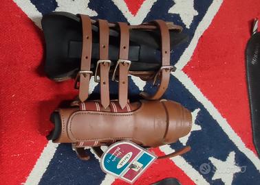 PARATENDINE   IN CUOIO CHETAK CON INTERNO IN NEOPR