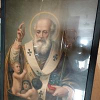 Antico quadro di S. San Nicola di Bari 80x60