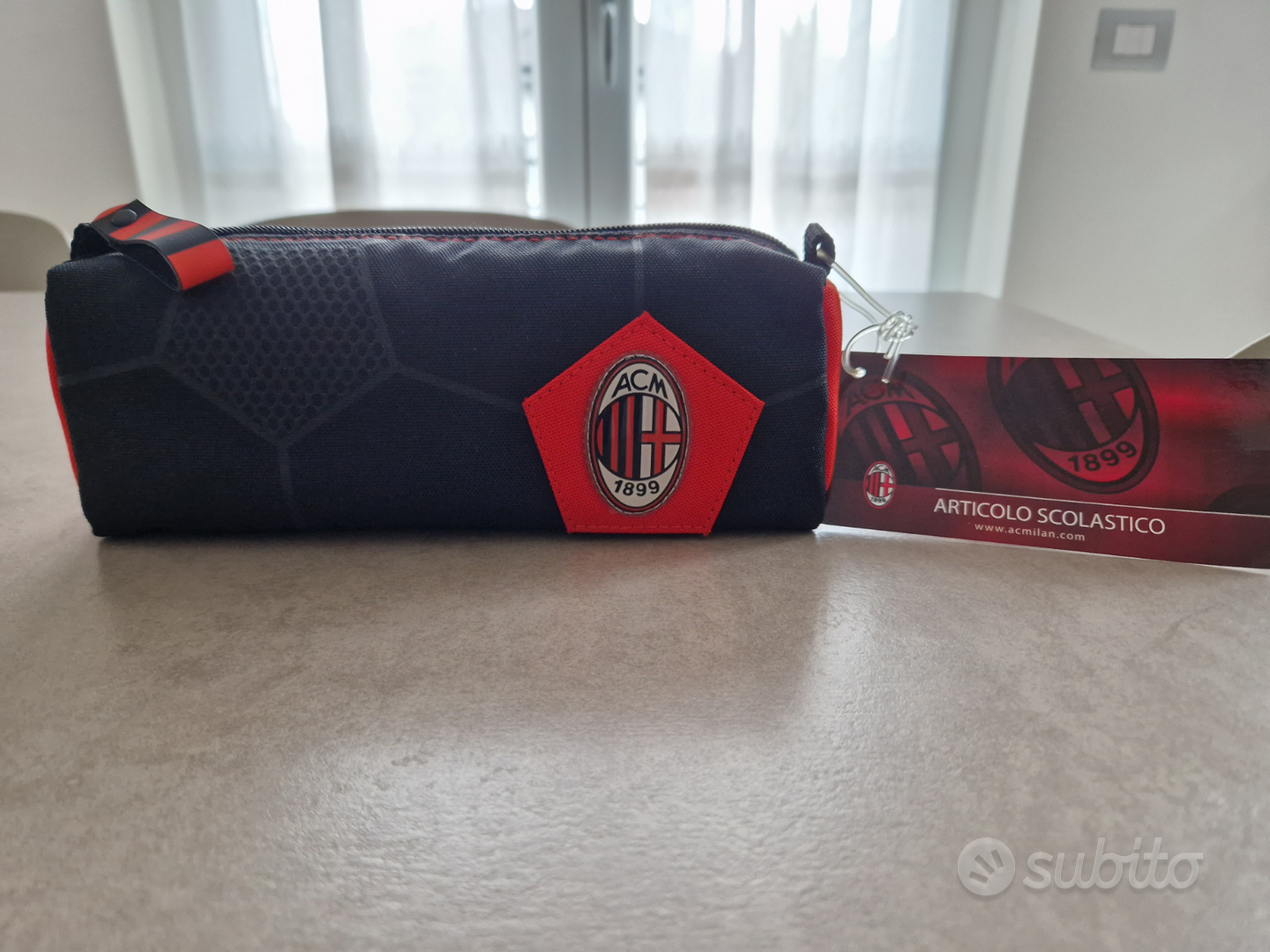 Astuccio 3 Zip A.C. Milan - Prodotto Ufficiale