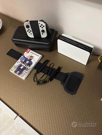 Nintendo Switch Oled + Fifa 23 e accessori