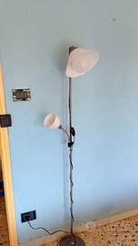 Lampada da Terra Piantana Moderna a Due Luci