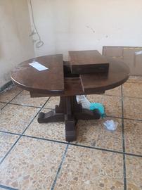 tavolo castagno massello allungabile artigiano