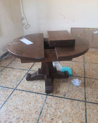 tavolo castagno massello allungabile artigiano