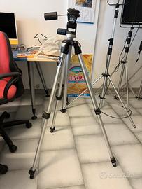 Treppiede Manfrotto professionale + testa 141RC