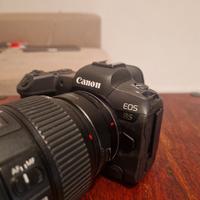 Canon R5 con anello ottiche non RF