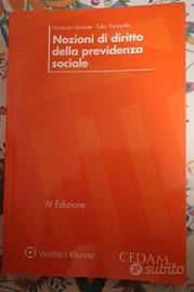 libro nozioni di diritto della previdenza sociale
