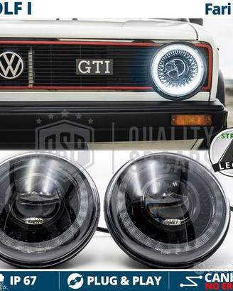 FARI Full LED Per VW GOLF 1 DRL Dinamico OMOLOGATI