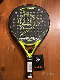 Racchetta padel DUNLOP TITAN 2.0 GIALLO