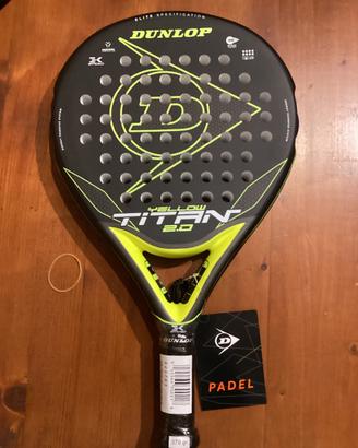 Racchetta padel DUNLOP TITAN 2.0 GIALLO