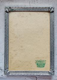 Cornice in bronzo Argentato anni '60
