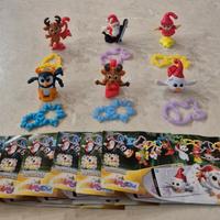 Kinder 6 personaggi Natale 2024 con cartine