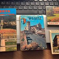 Souvenir pieghevoli cartoline vintage