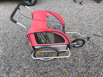 Rimorchio-Passeggino MAXXUS per bicicletta.