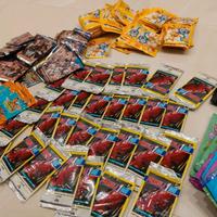 Lotto circa 300 bustine pacchetti booster pack