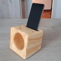 Porta smartphone in legno