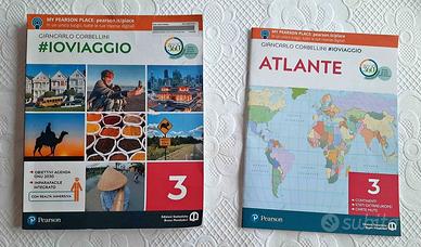 Libri scuola media IoViaggio 3 + Atlante