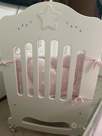 Lettino / Culla Italbaby in Legno con Cassetto
