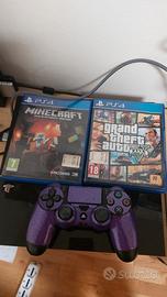 ps4 con joystick e 2 giochi