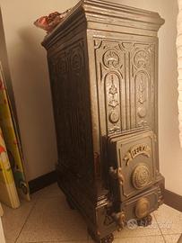 stufa in terracotta smaltata