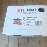 Scarpe Superga modello 2750 colore grigio.