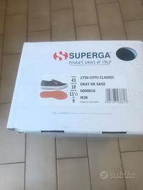 Scarpe Superga modello 2750 colore grigio.