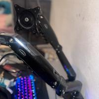 Braccio monitor doppio nuovo invision pro 19” -32”