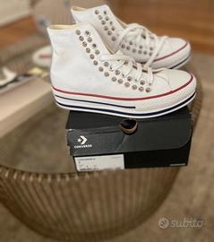 Converse discount bianche originali