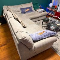 Super Divano Letto con Chaise Longue - king size